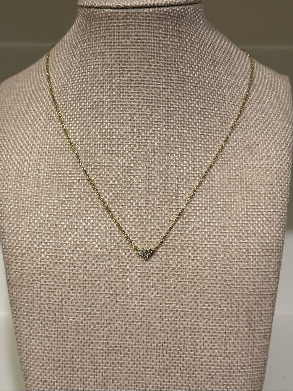 Kendra Scott Gold Necklace with Crystal Accent